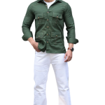 Hunter Green Cotton Twill Hunting Style Shirt - Buy Premium Field Wear | Jaipurio